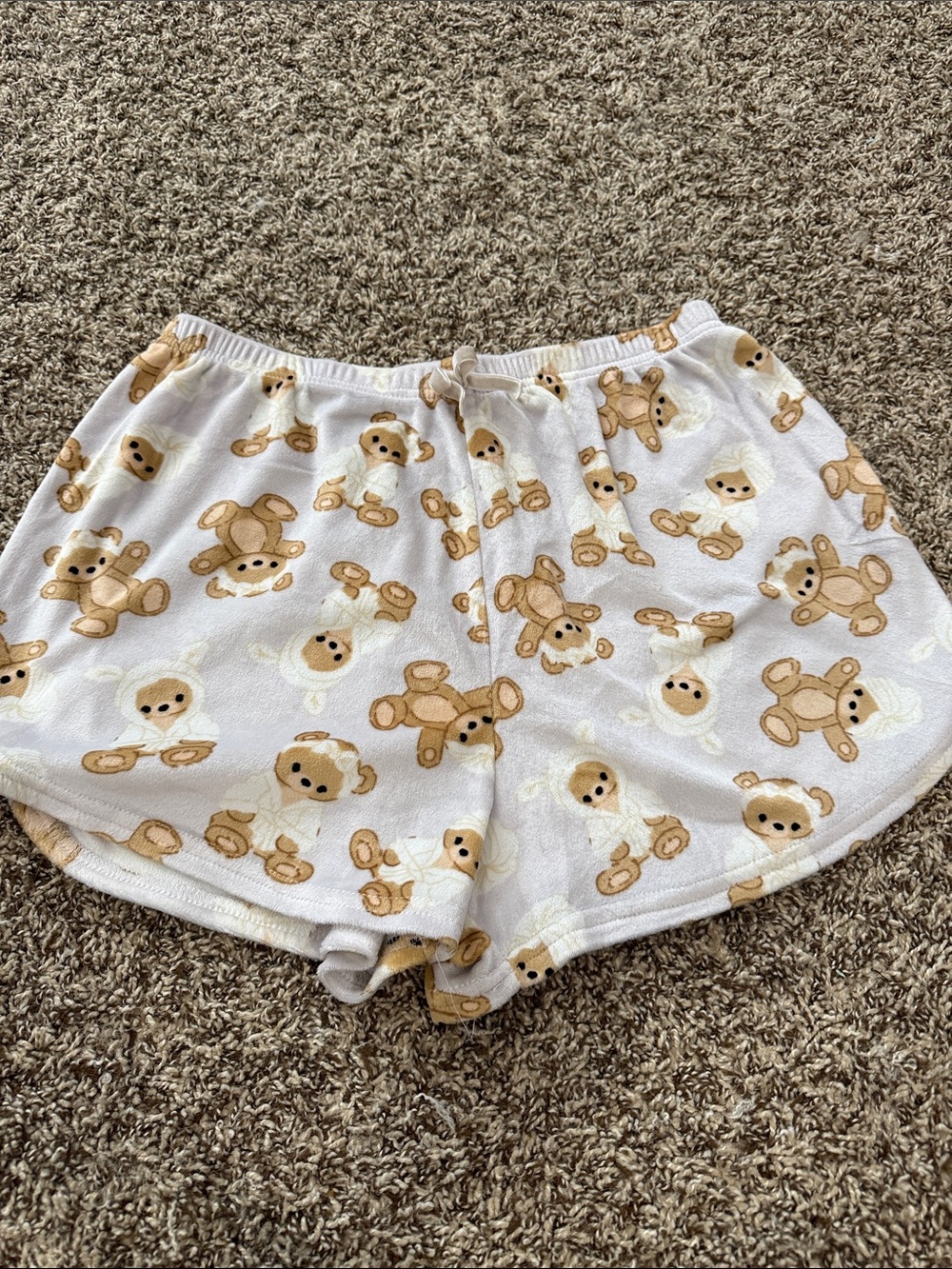 teddy bear sleep shorts